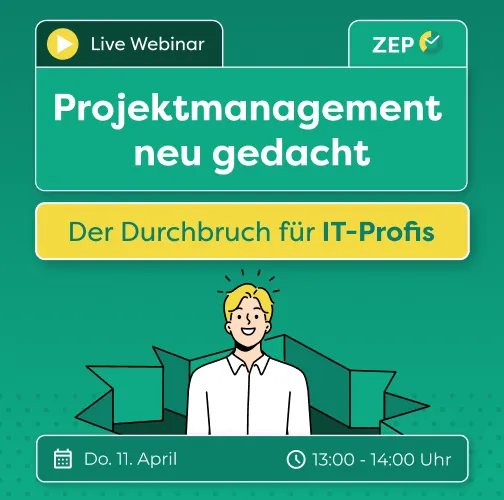ZEP Webinar IT Projektzeiterfassung
